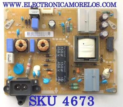 FUENTE PARA TV LG / NUMERO DE PARTE EAY64210201 / EAX66752501 / 64210201 / LGP32D-16CH1 / CCP-3400 / MODELO 32LW560H